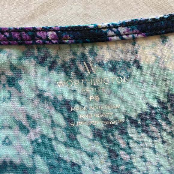 Beautiful Worthington Top Size PS - Picture 4 of 5